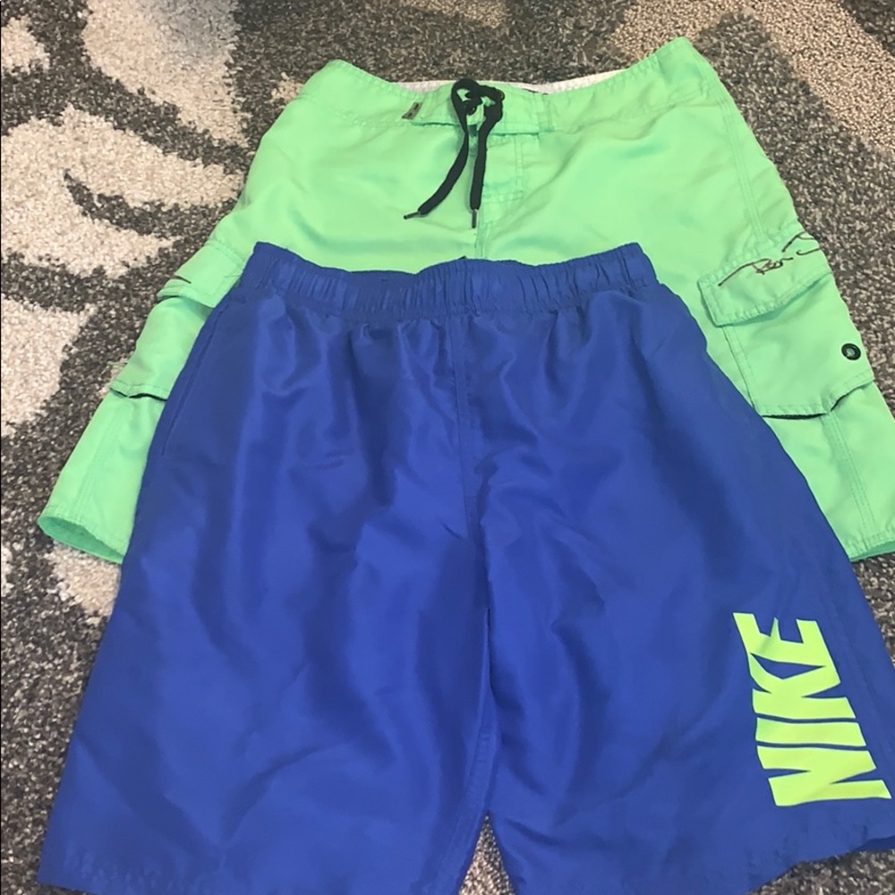 Nike and Ron Jon Lot of (2) boys swimsuits